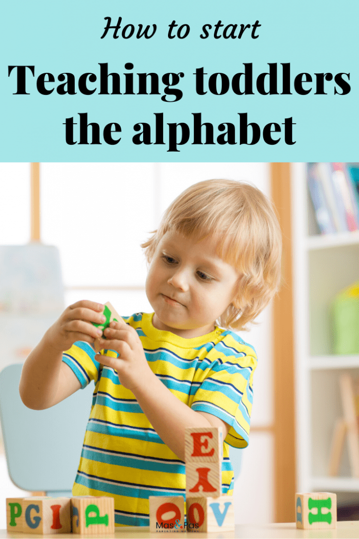 How to start teaching the alphabet to toddlers with first phonics - Alphabet activities for toddlers