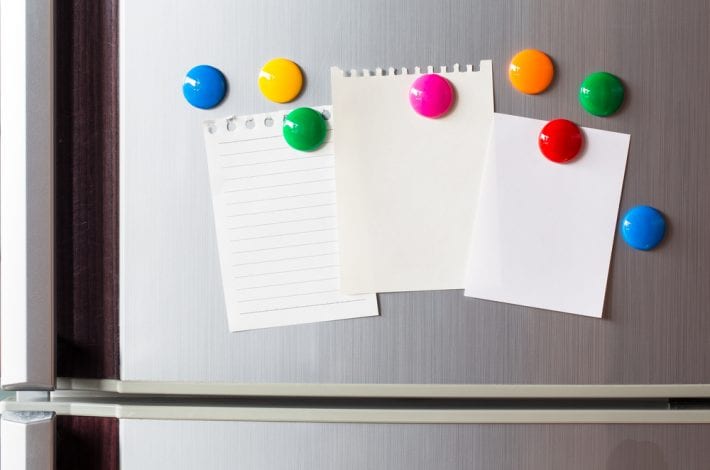 fridge magnets - choking hazards babyproofing