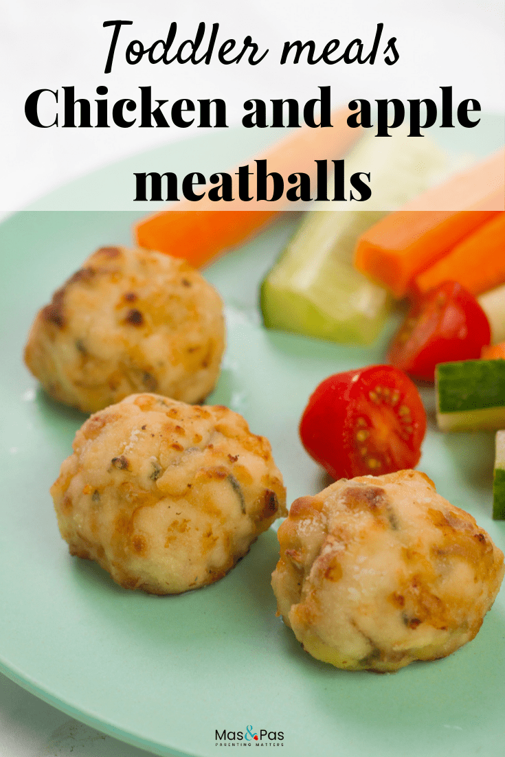 Yummy chicken and apple meatballs | Toddler Meals