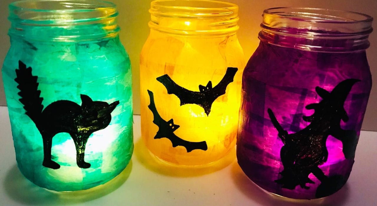 Halloween glowing lanterns - halloween craft (3)