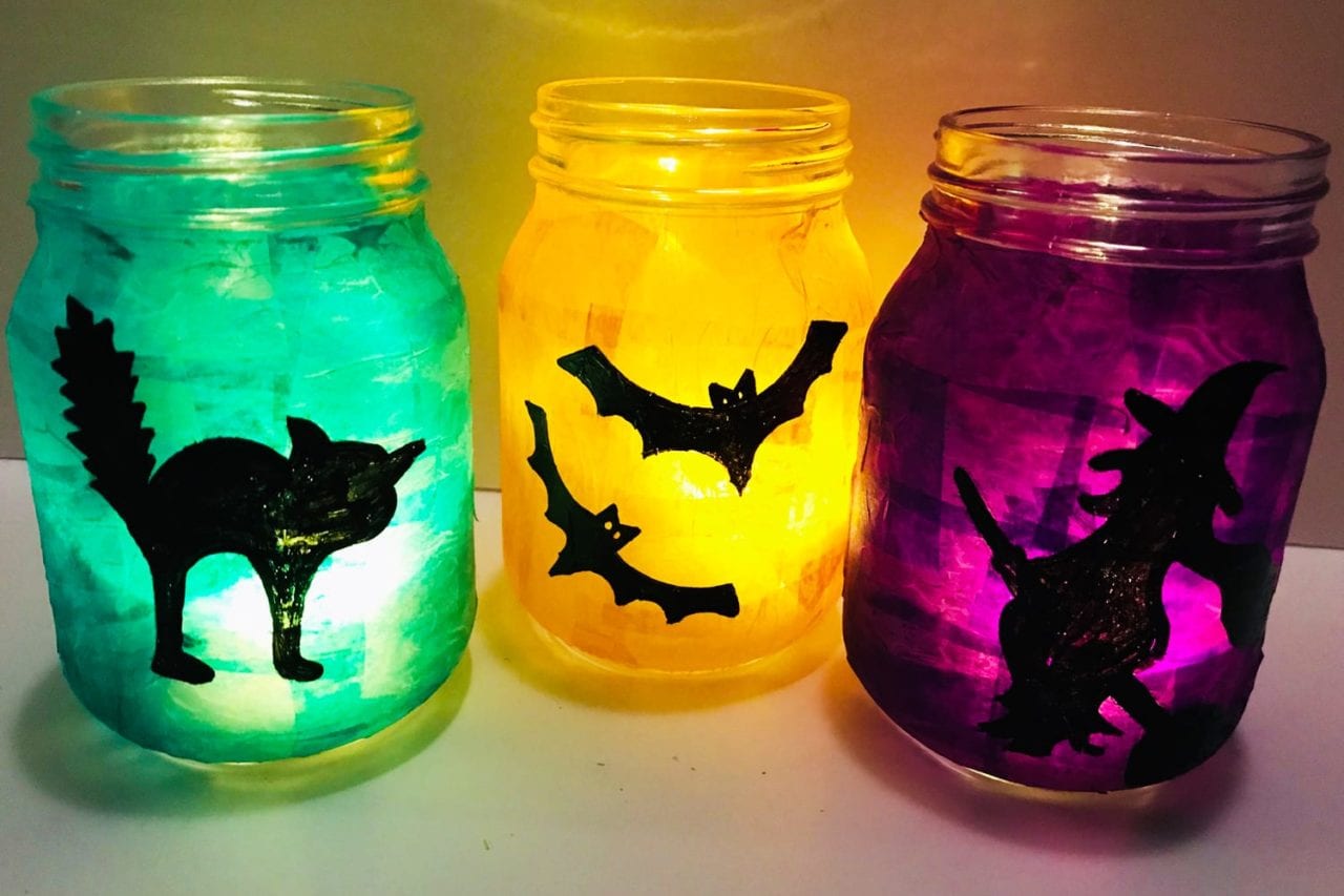 Halloween glowing lanterns - Halloween Crafts