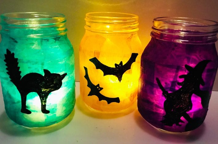 Halloween glowing lanterns - halloween craft (3)