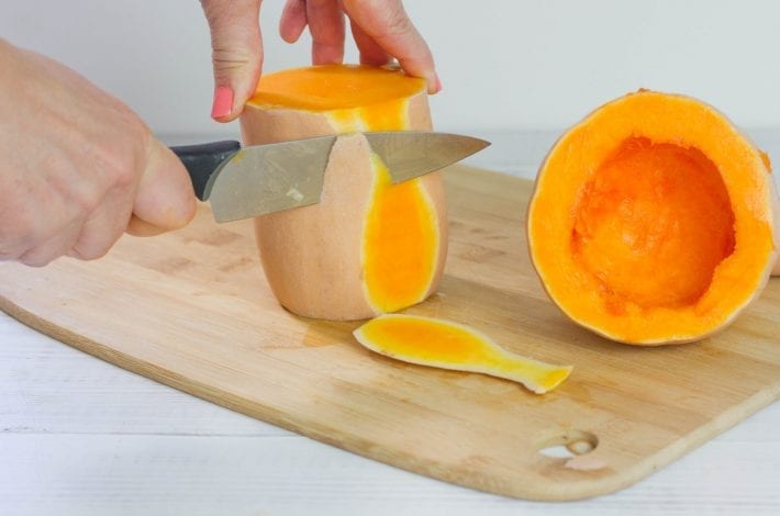 How to peel and cut a butternut squash - quick and hassle free method