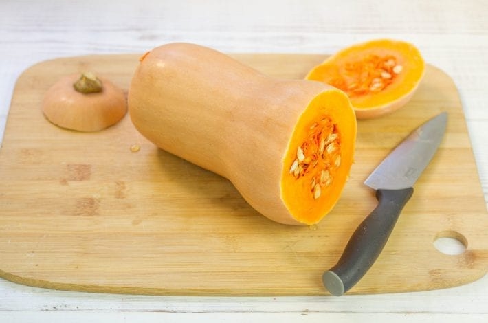 How to peel and cut a butternut squash - quick and hassle free method