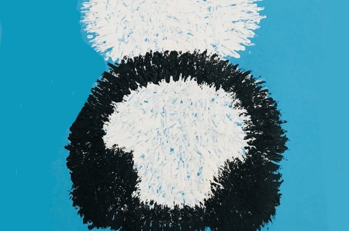 Panda fork painting - make these funky fork print pandas with your preschoolers - a simple kids craft with panda bears