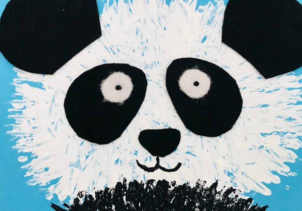 Panda fork painting | Fun Kids Craft | Mas & Pas