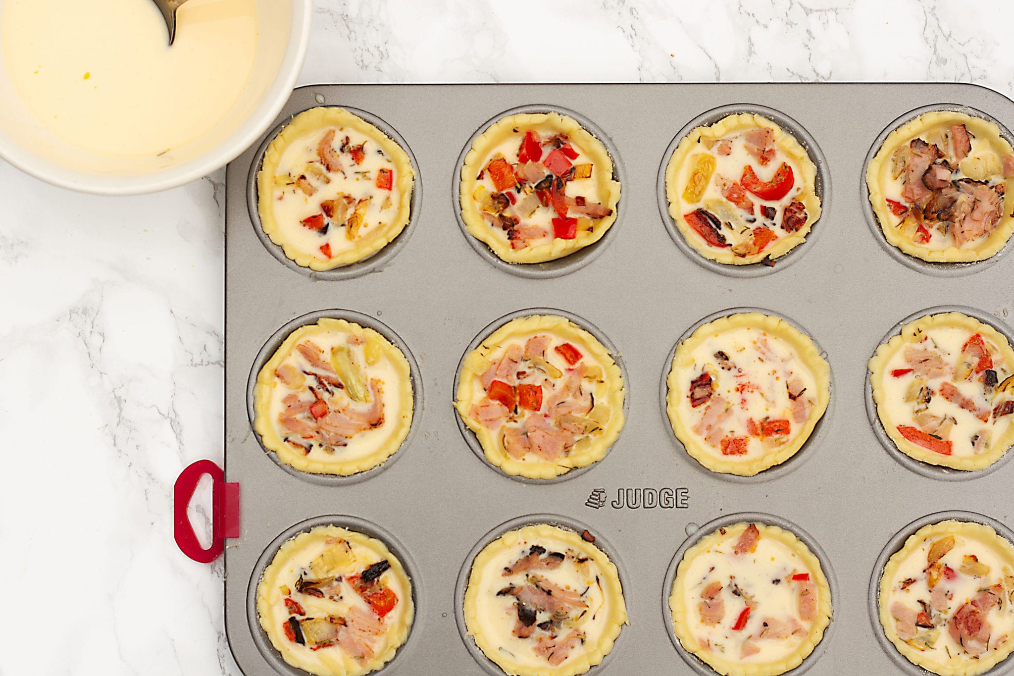 Mini quiche for kids ham and cheese MyKitchen