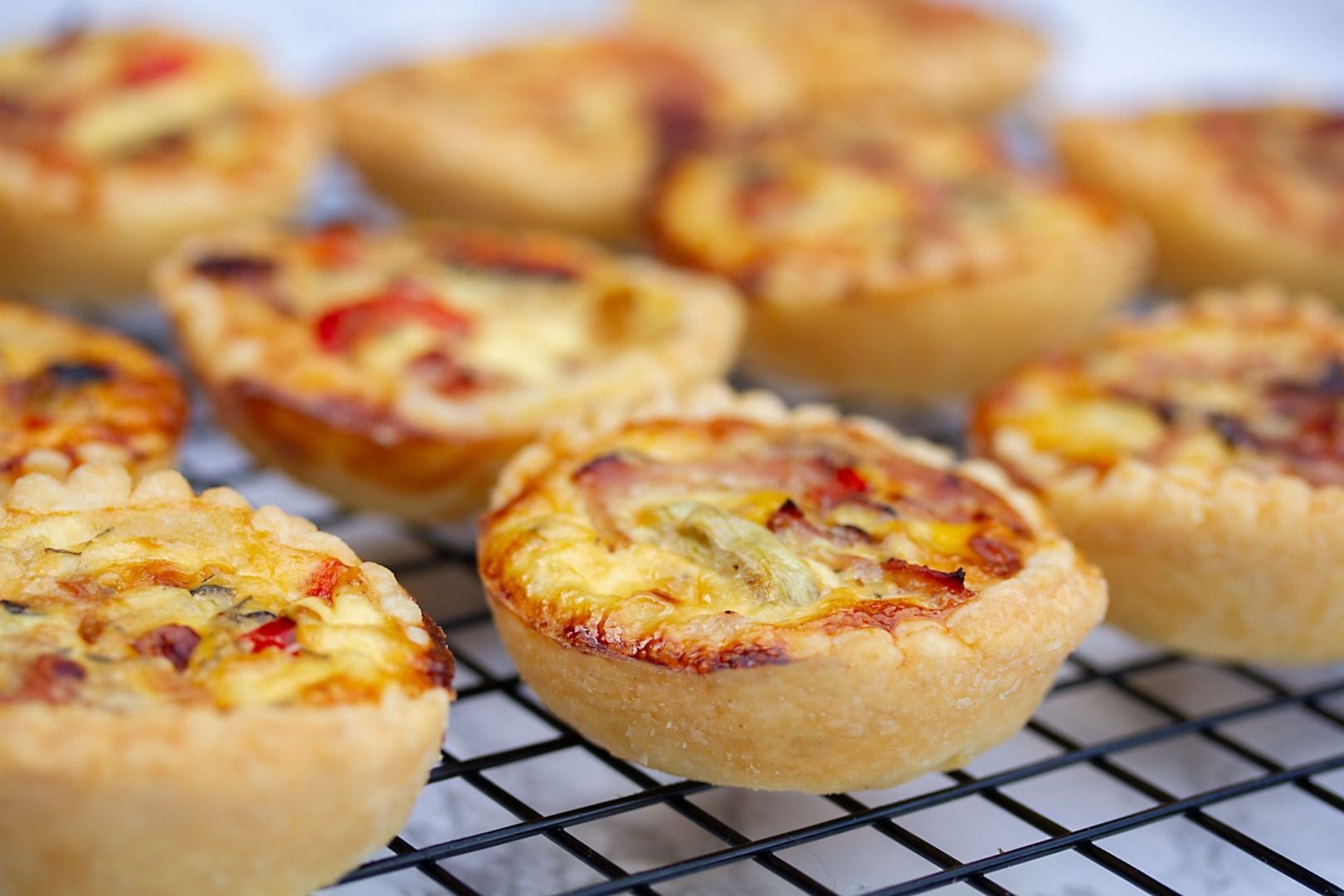 Quiche for kids - ham and cheese quiche - packed lunch recipes