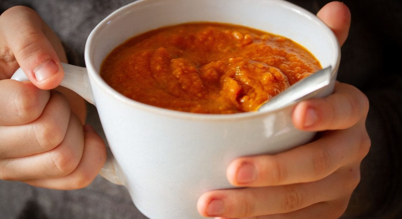 Tomato soup - bonfire night recipes - creamy tomato soup - vegan recipes