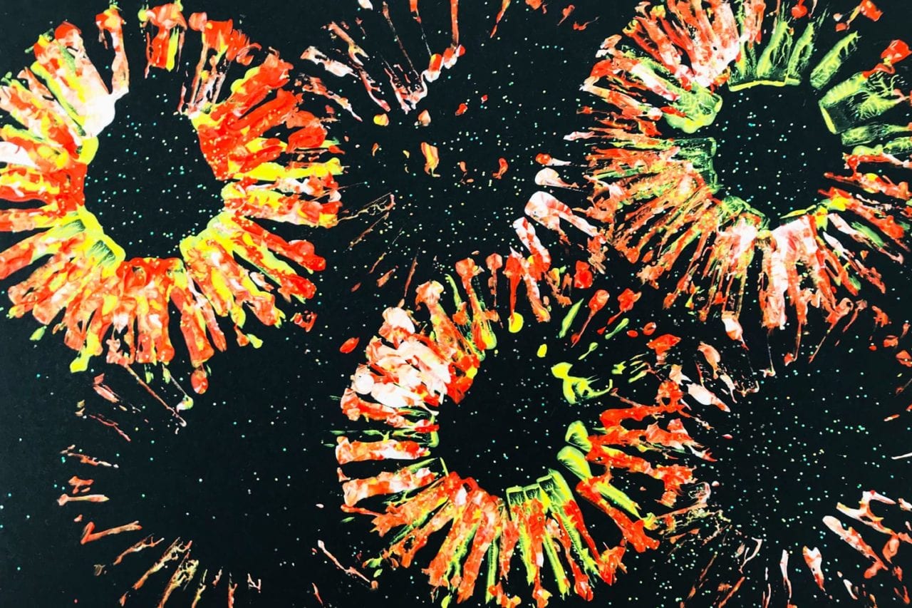 fabulous fireworks prints - fireworks craft