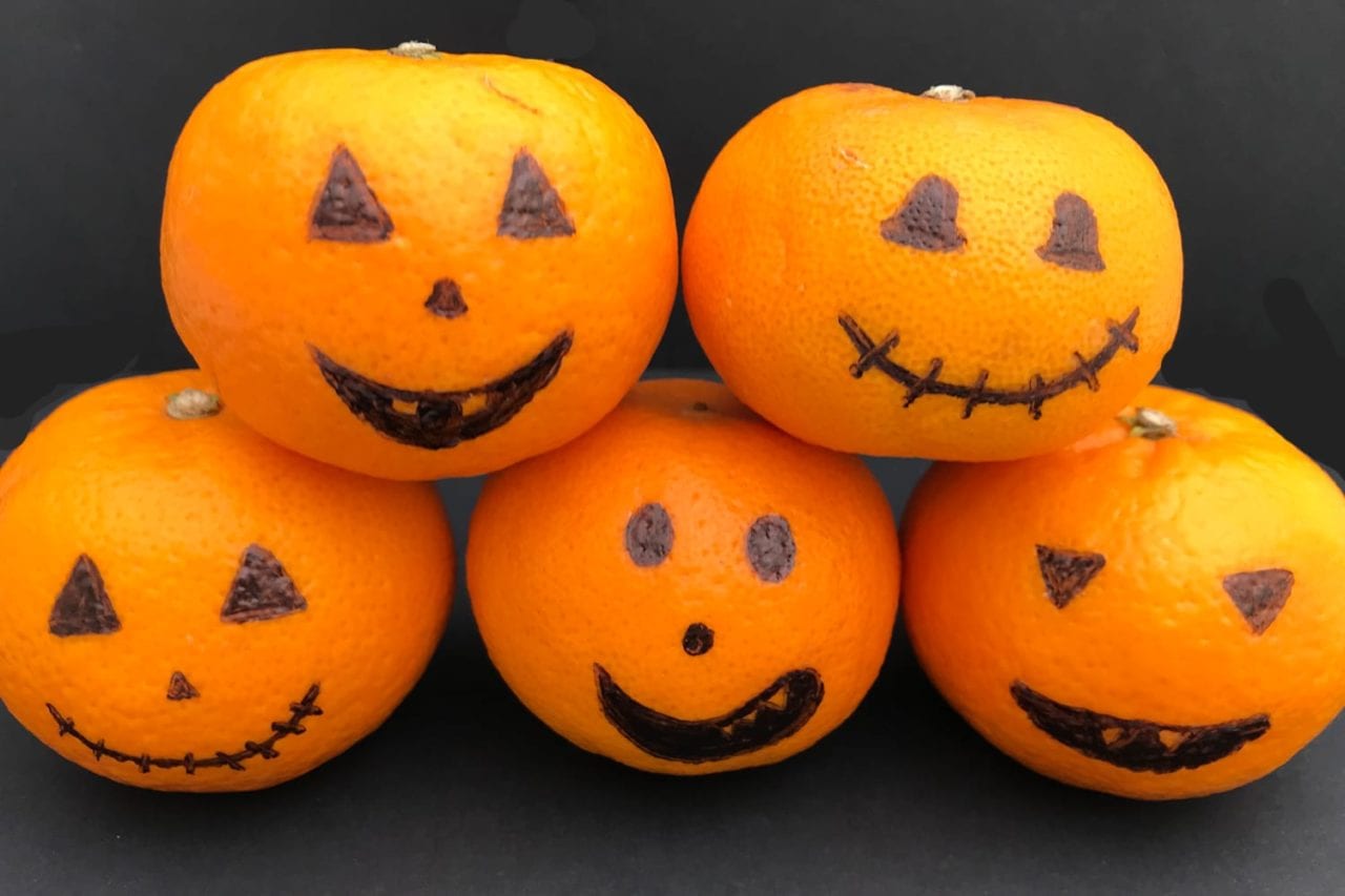 satsuma pumpkins - halloween decorations