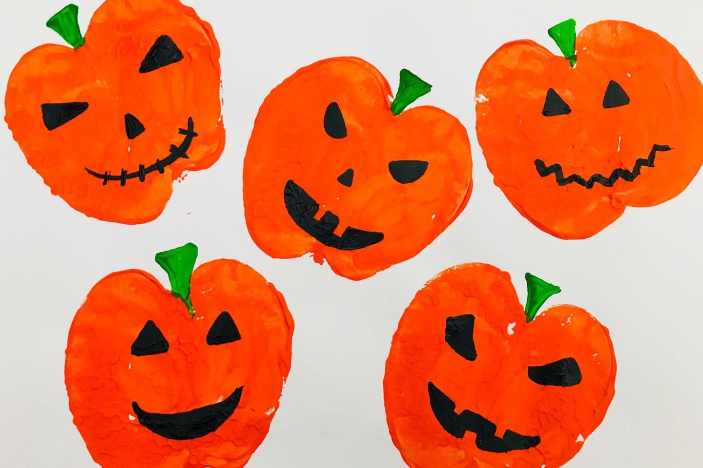 Pretty pumpkin stamps image