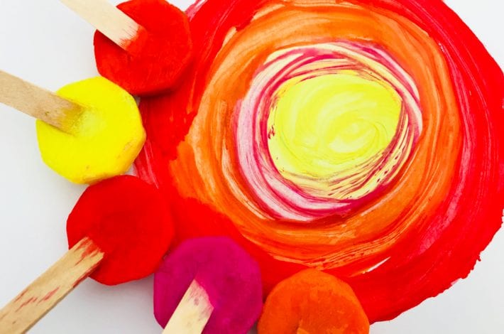 incredible ice paints - toddler craft (1)