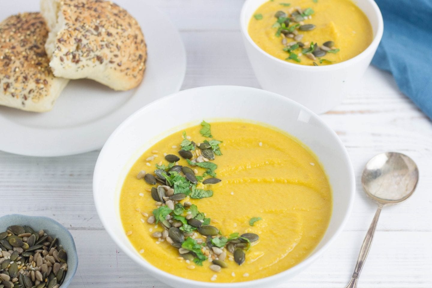 Apple carrot and lentil soup image