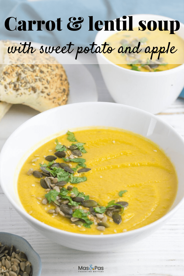 Apple carrot and lentil soup Family Dinners
