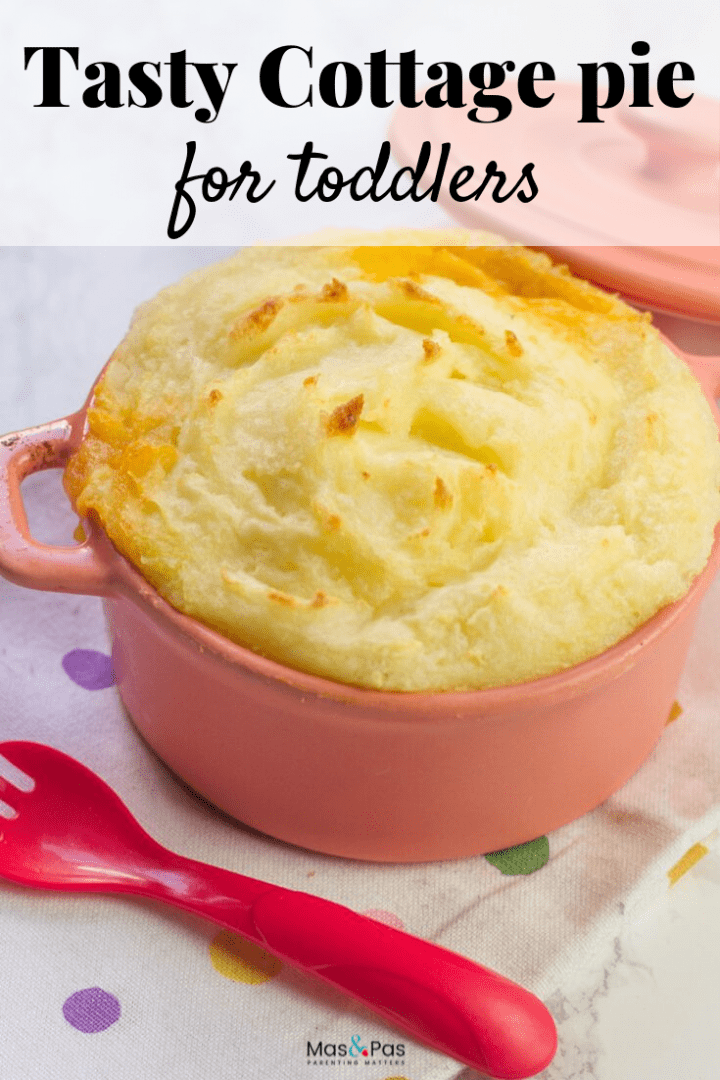 Try this easy cottage pie for toddlers that makes a great dinner for the whole family. You can replace beef with minced lamb to make it an easy shepherd's pie too