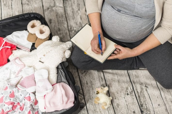 Newborn baby shopping list. baby arrives - preparing for baby - what to do before birth