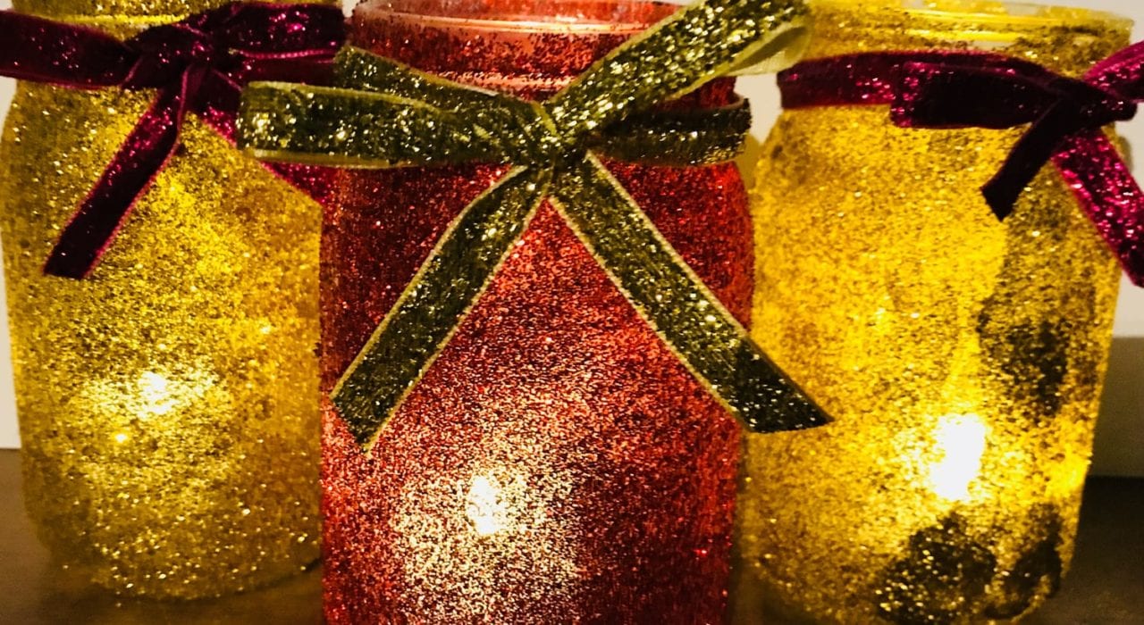 Twinkling Christmas Jars Arts Crafts Mas Pas