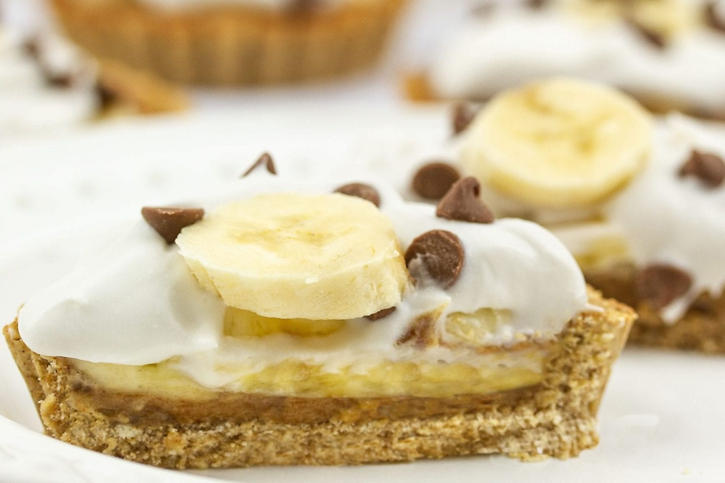 Creamy vegan banoffee pie tartlets image