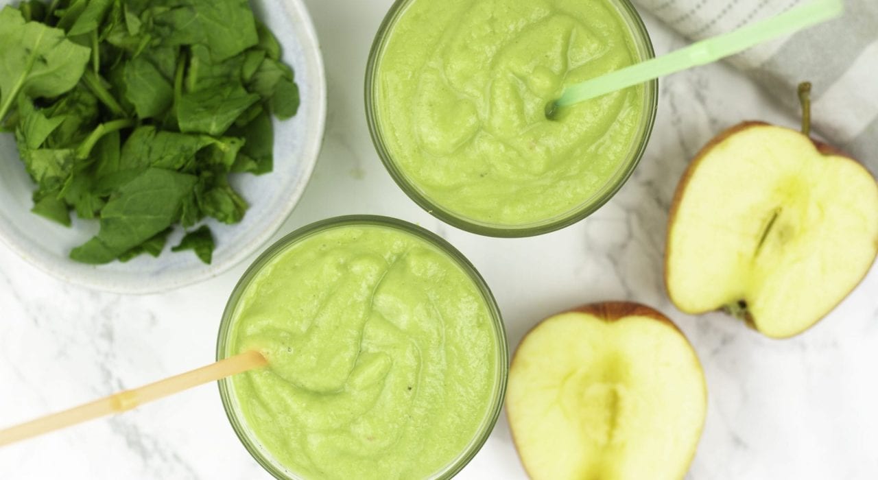 kids smoothies - avocado and apple smoothie - healthy smoothies