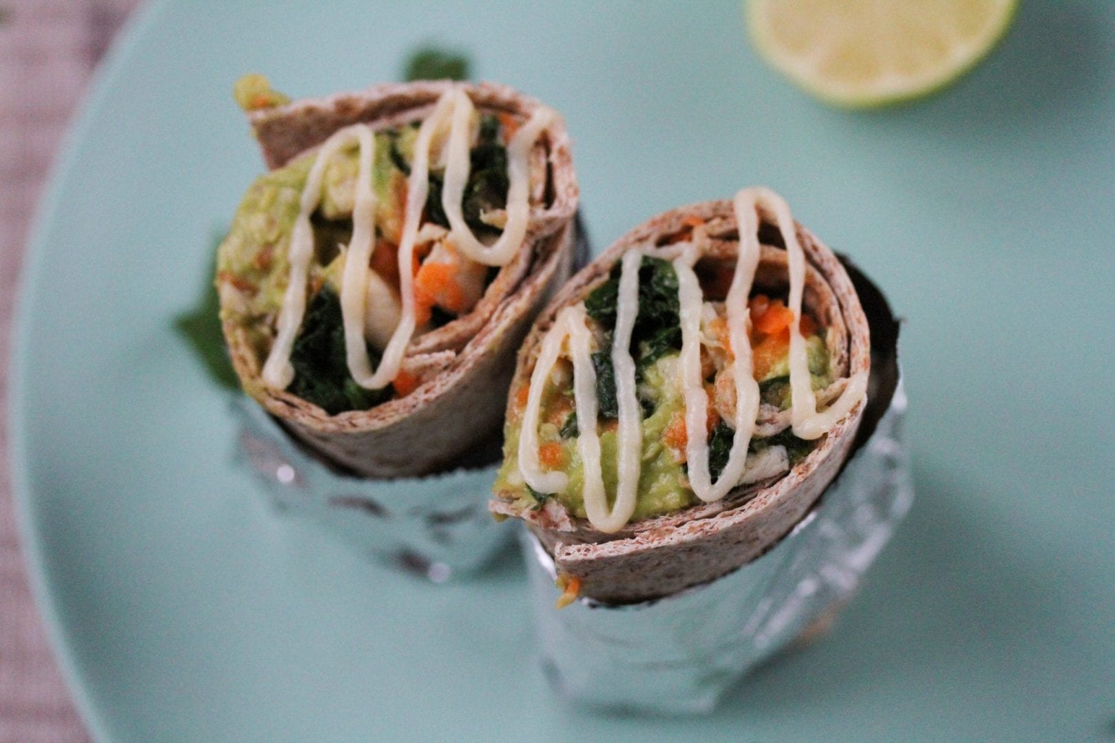 kids wraps - packed lunches - lunch box ideas - chicken wraps