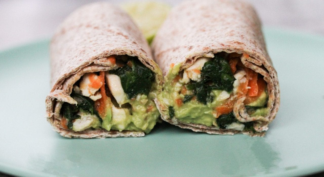 kids wraps - packed lunches - lunch box ideas - chicken wraps