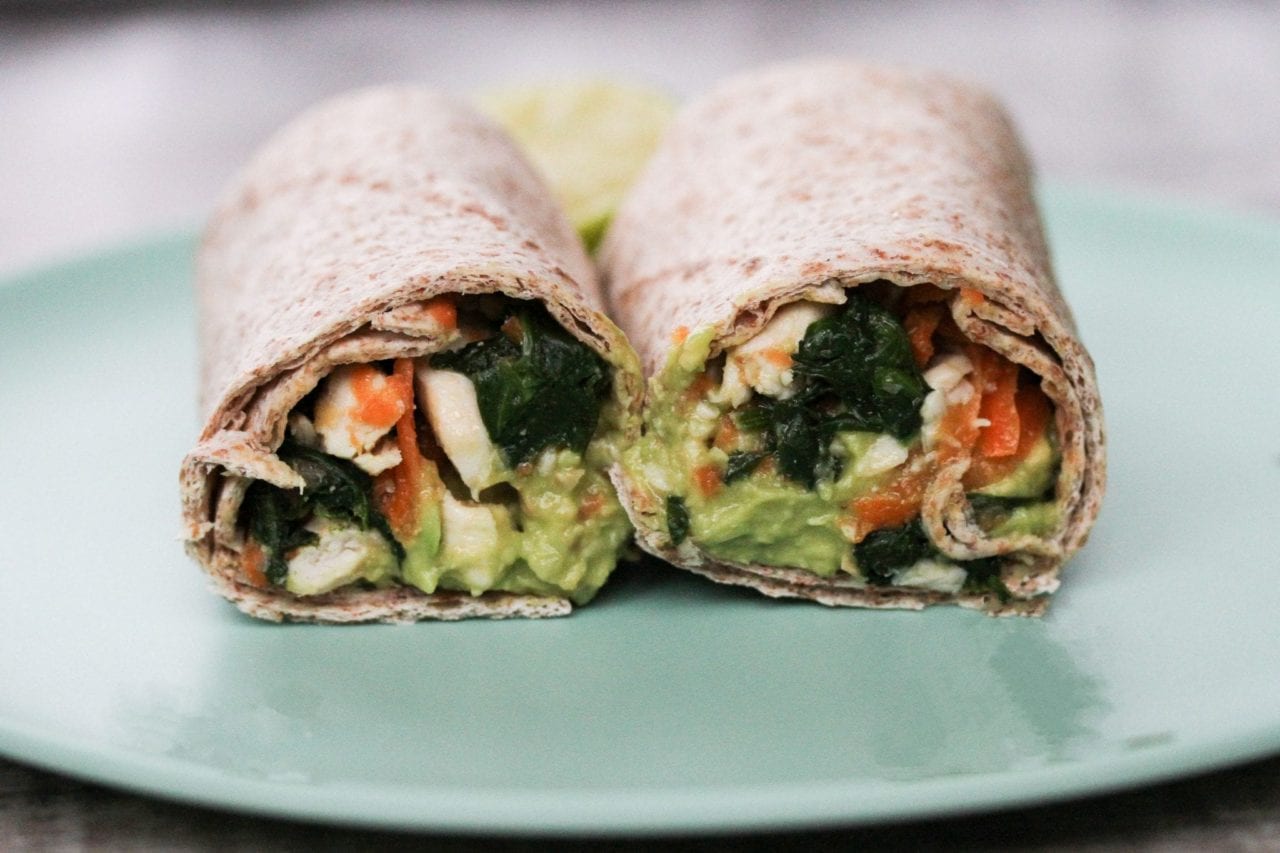 kids wraps - packed lunches - lunch box ideas - chicken wraps