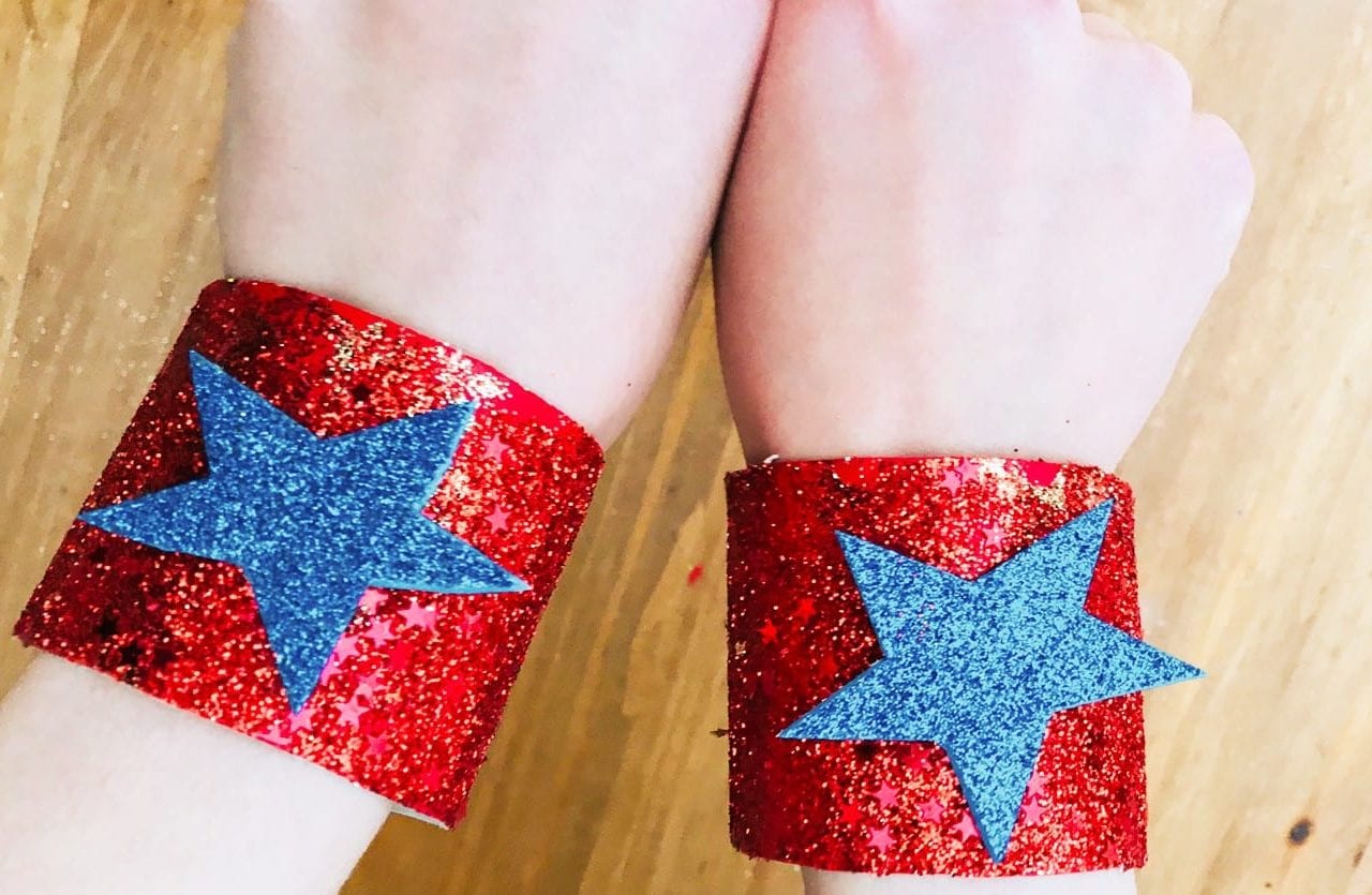 superhero cuffs - boys crafts