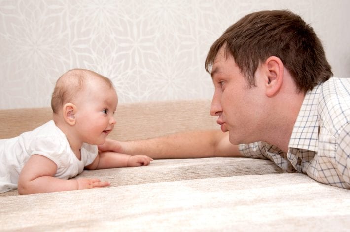 Make your baby smarter by talking to baby - help boost baby's brain development