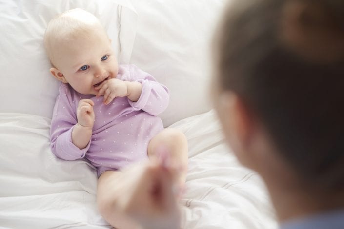 Make your baby smarter by talking to baby - help boost baby's brain development