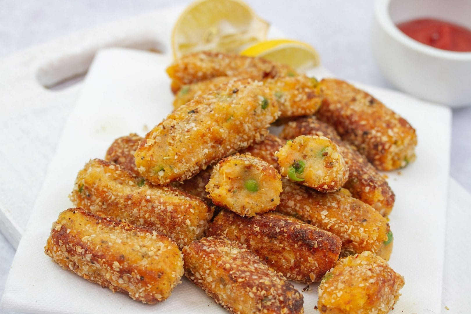 toddler meal - sweet potato croquettes - healthy tater tots