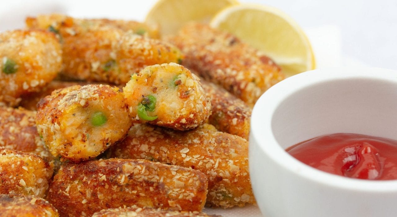 toddler meal - sweet potato croquettes - healthy tater tots