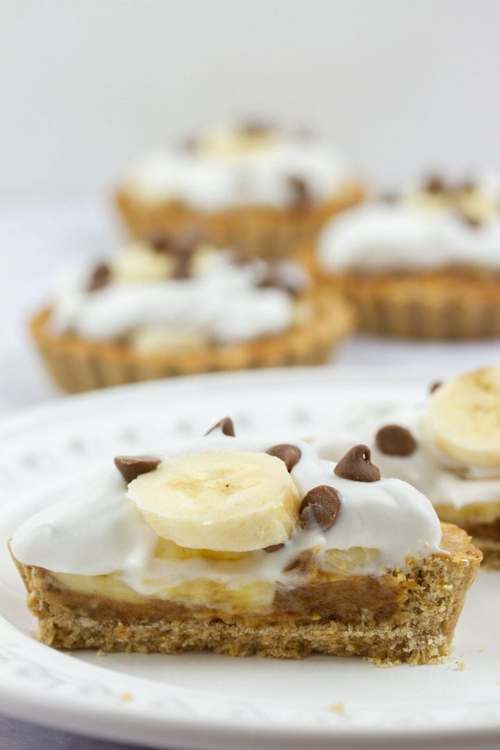 vegan banoffee pie - try this healthy banoffee pie as a delicious and healthy kids dessert