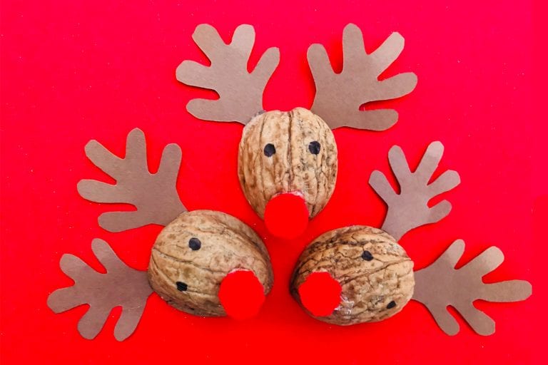 Walnut Rudolph - Christmas crafts - Arts & Crafts
