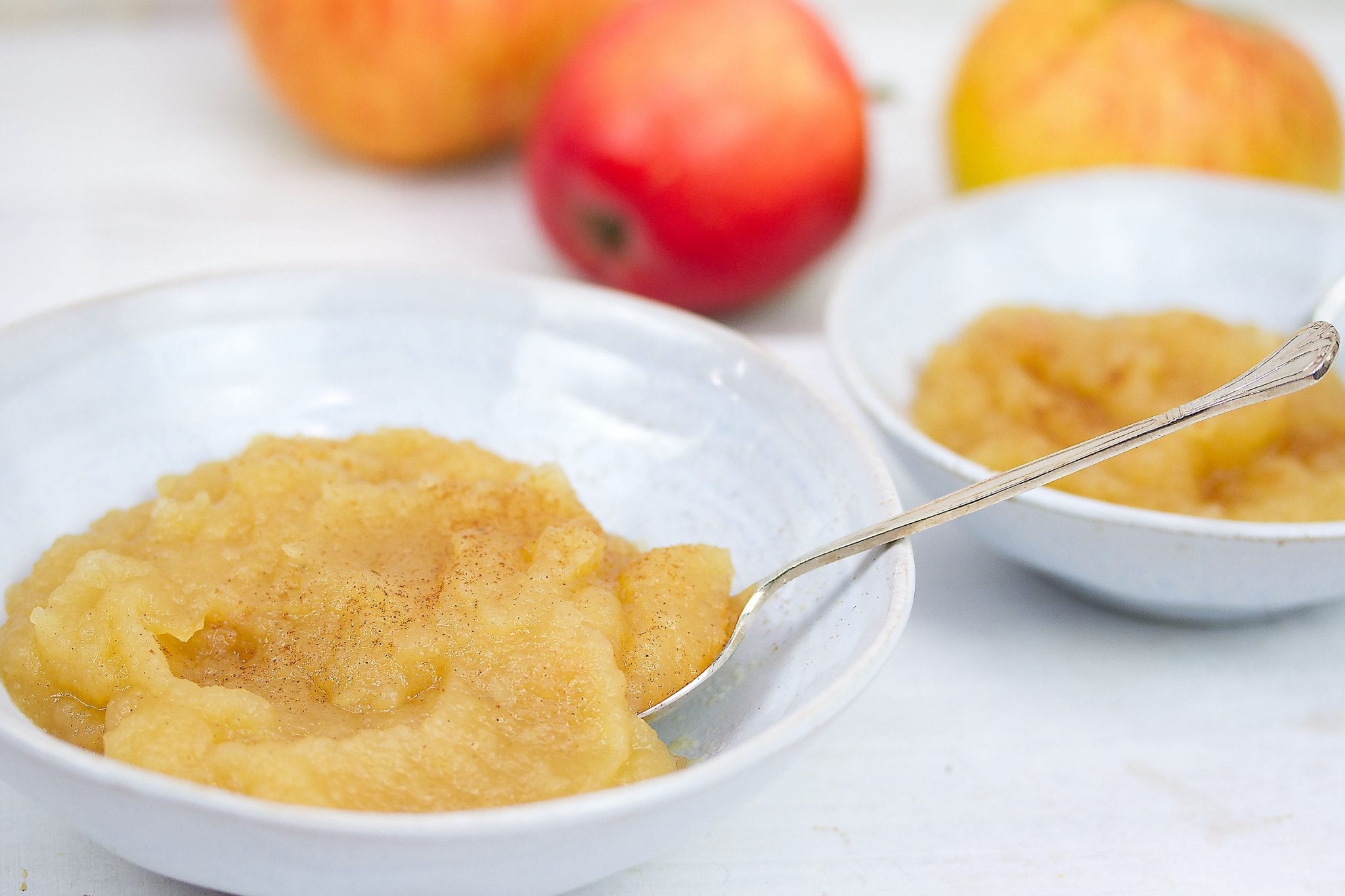 Homemade apple sauce