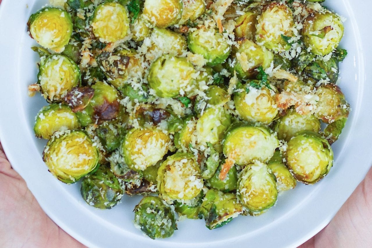 Brussels sprouts - a tasty brussel sprouts side dish for family dinners or Christmas lunch