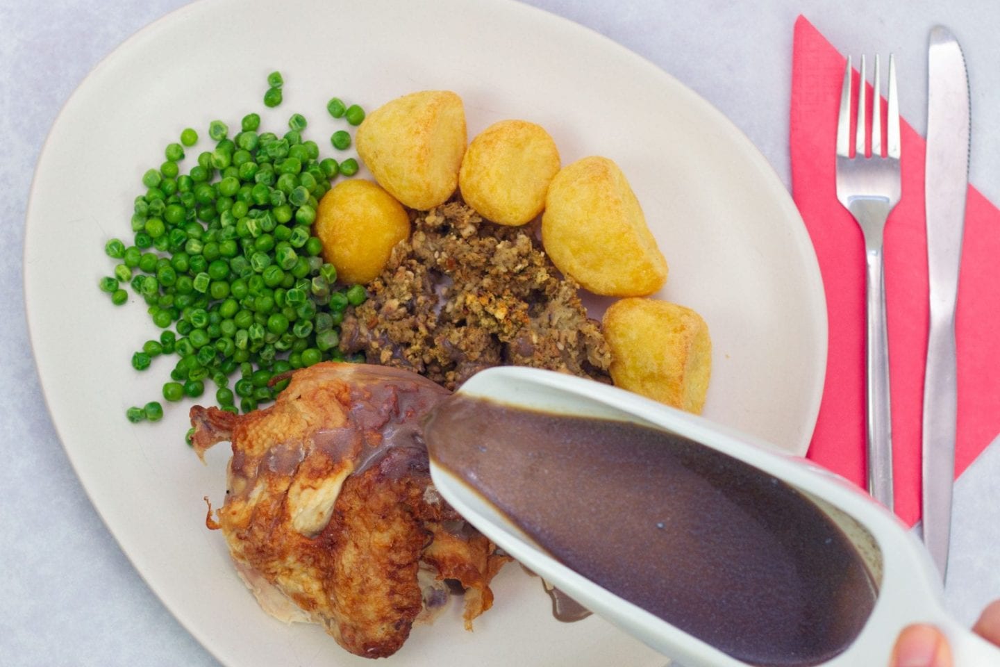 Glitter gravy and turkey stock recipe image