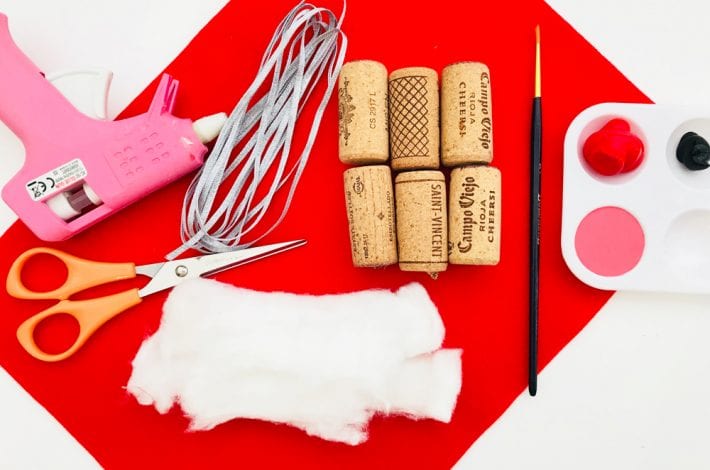 Santa craft - make these pretty santas into a santa bowling game