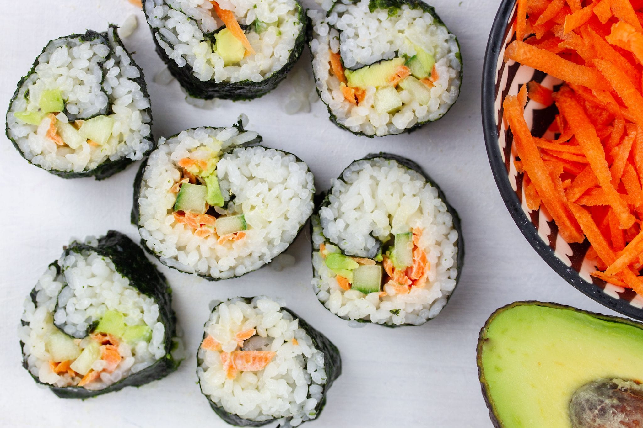 3 simple kids sushi roll recipes