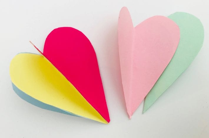 Heart cards - enjoy making these pop up 3D heart cards this valentines day