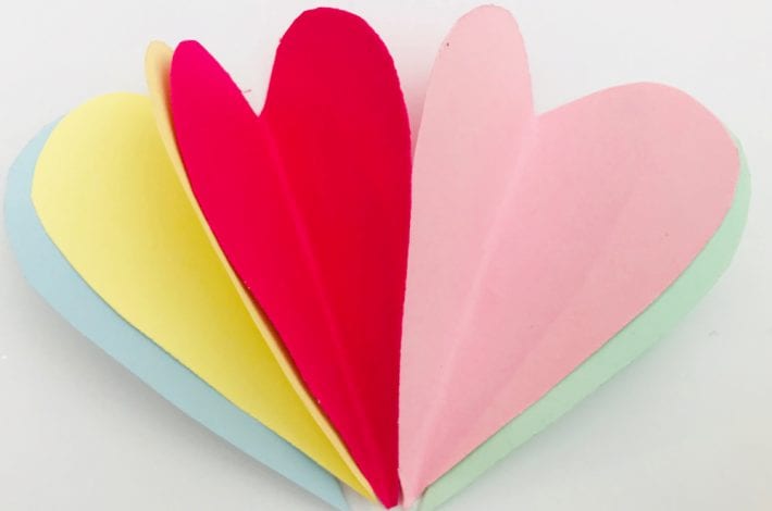 Heart cards - enjoy making these pop up 3D heart cards this valentines day