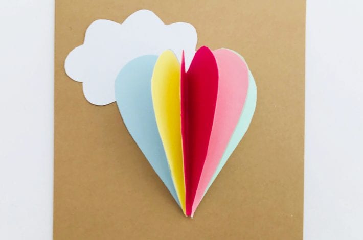 Pop Up Heart Cards Kids Crafts Mas Pas