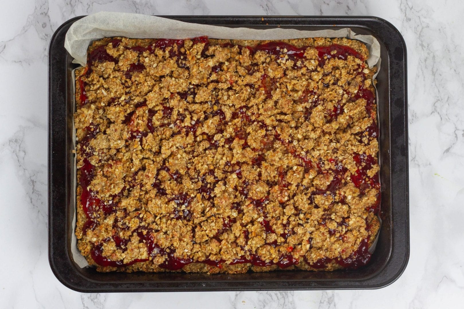 Jam crumble with oats Healthy Kids Treats