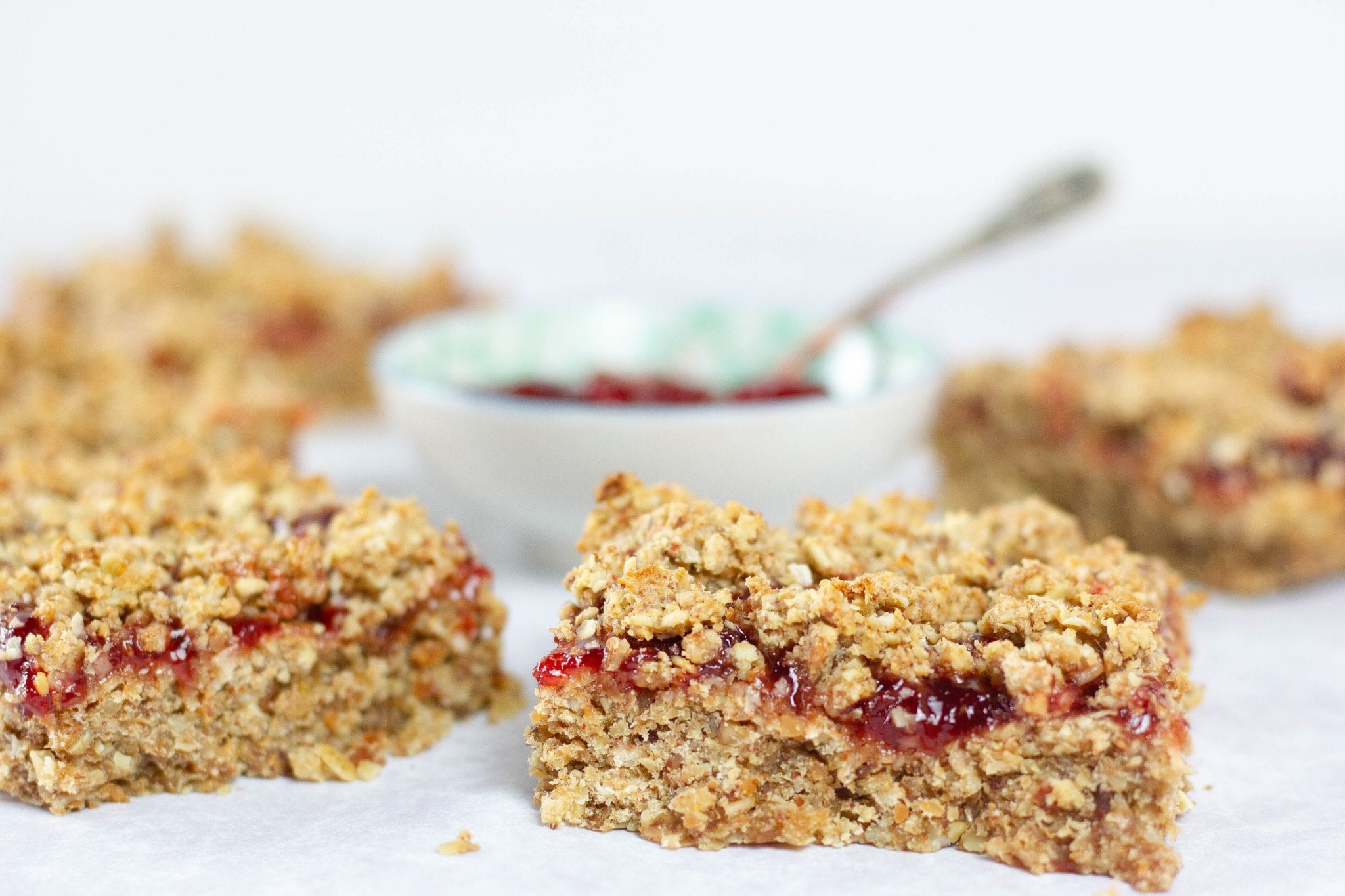 Jam crumble with oats Healthy Kids Treats