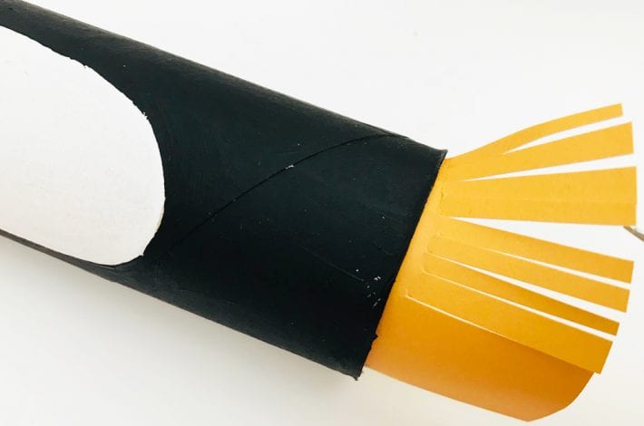 Loony penguins - try our toilet paper roll penguin craft with the kids