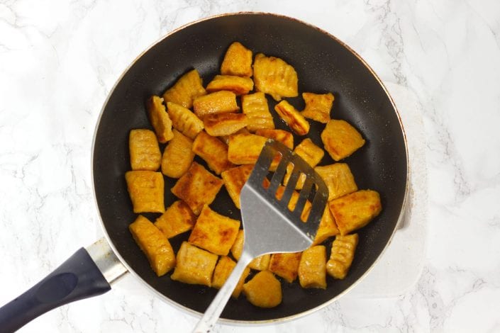 Sweet potato gnocchi - try this tasty and healthy vegetarian dish for a healthy kids dinner