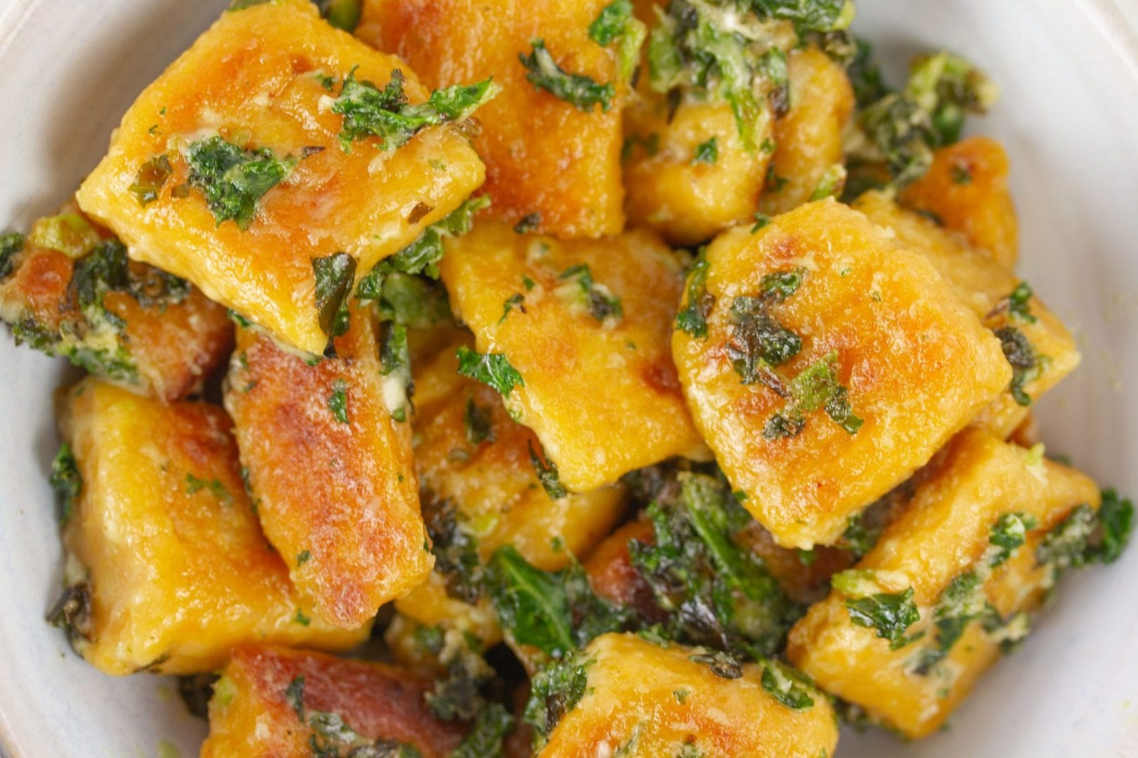 Sweet potato gnocchi - try this tasty and healthy vegetarian dish for a healthy kids dinner