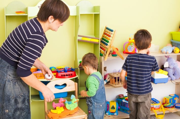 kids helping at home