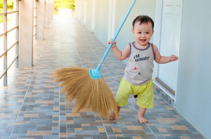 kids helping around the house - 10 stress free ways to get kids to help with the chores