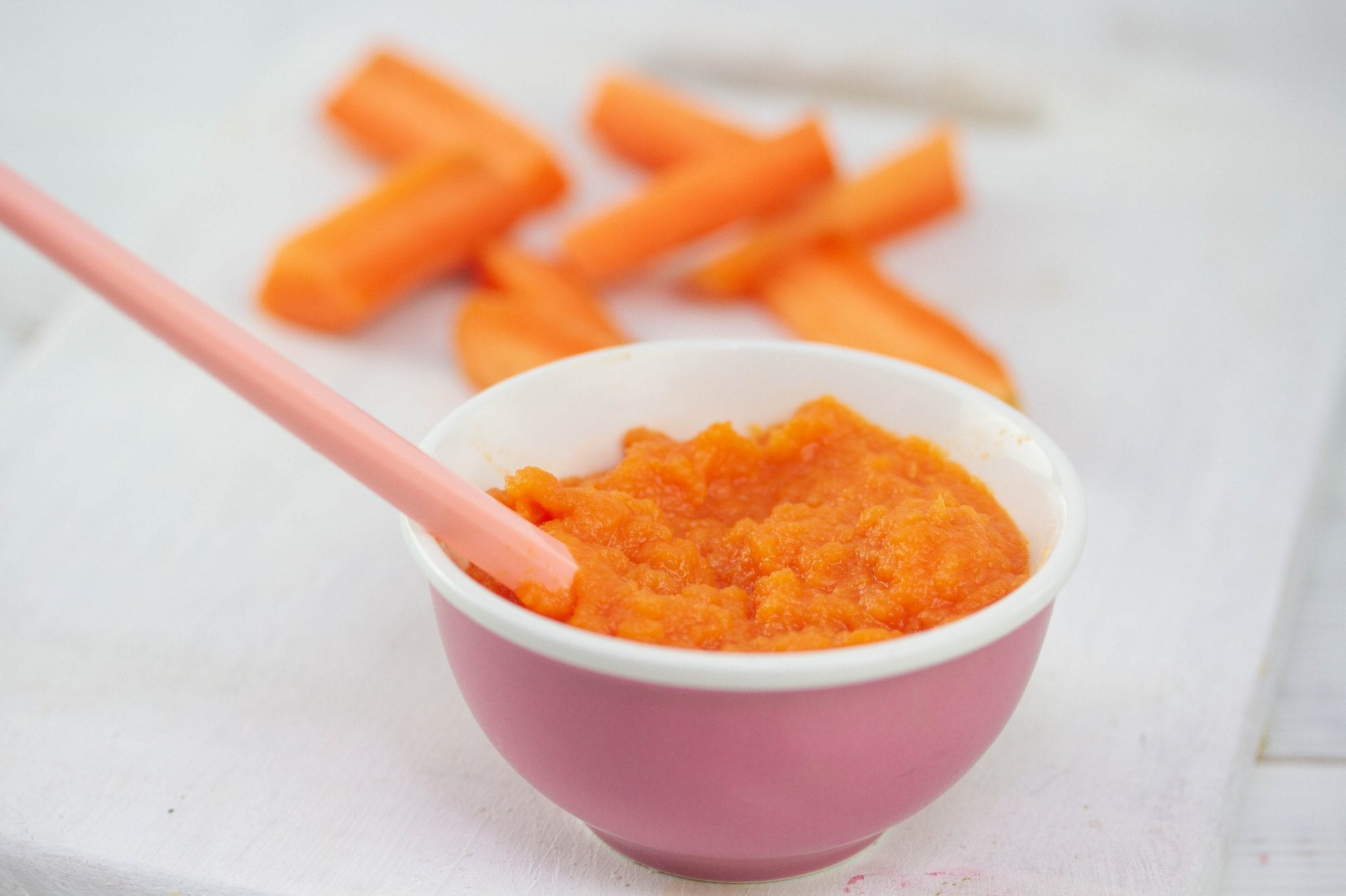 Carrot Puree | Weaning Recipes |